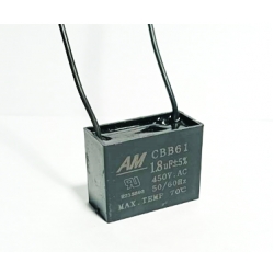 Capacitor (คาปาซิเตอร์) 1.8uf  450VAC พัดลม